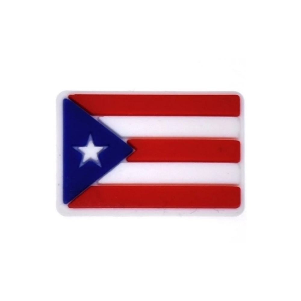 Puerto Rican Flag Croc Charm | Puerto Rico Jibbitz | Bracelet Charm